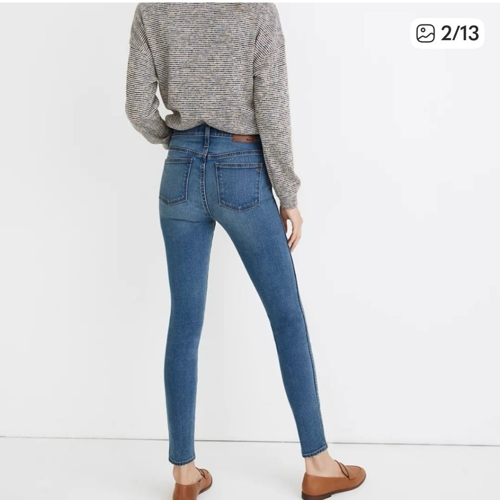 Madewell High Rise Skinny Button Fly Jeans 28 - Picture 2 of 10
